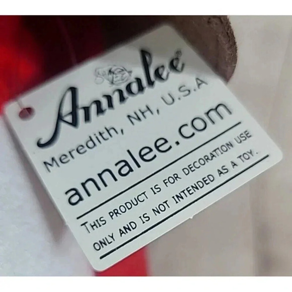 Annalee Dolls Felt Winter Berry Snowman White Red Green 15" 2017 New Flaw - Picture 6 of 8